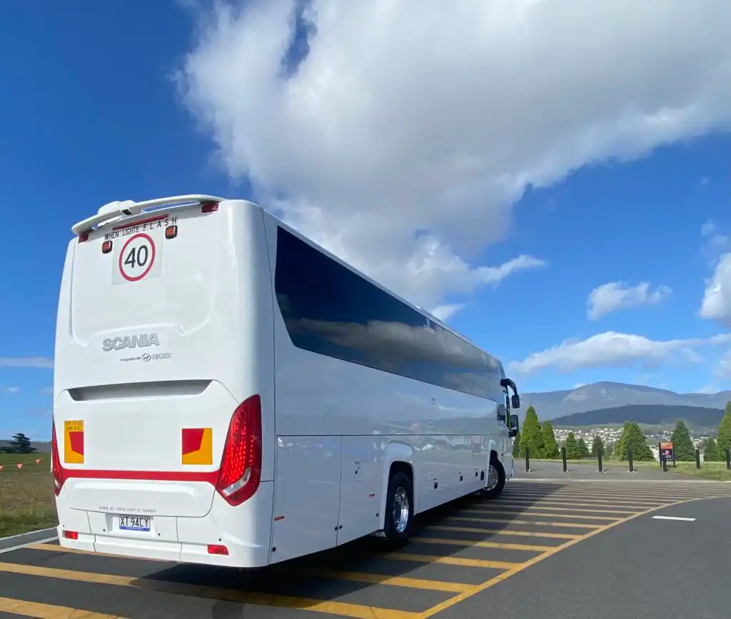 Large Coach Hobart scenic view of Mount Wellington